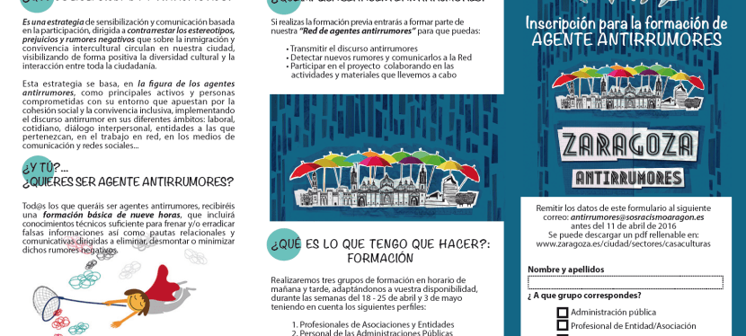 Curso de formación en Agente&nbsp;Antirrumores