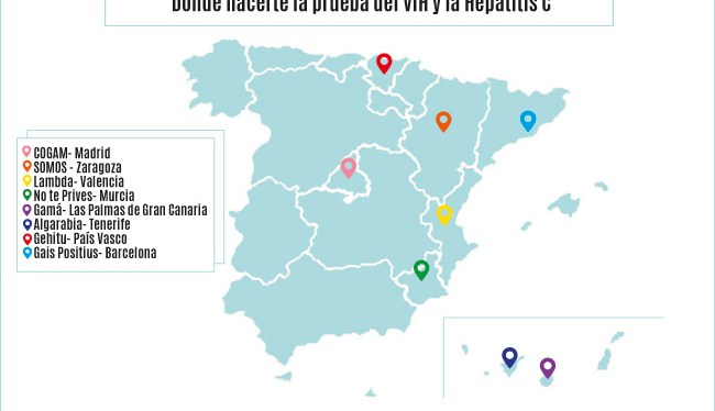 ¿Dónde puedo hacerme la prueba rápida en Aragón? Entidades de FELGTB que prestamos este&nbsp;servicio