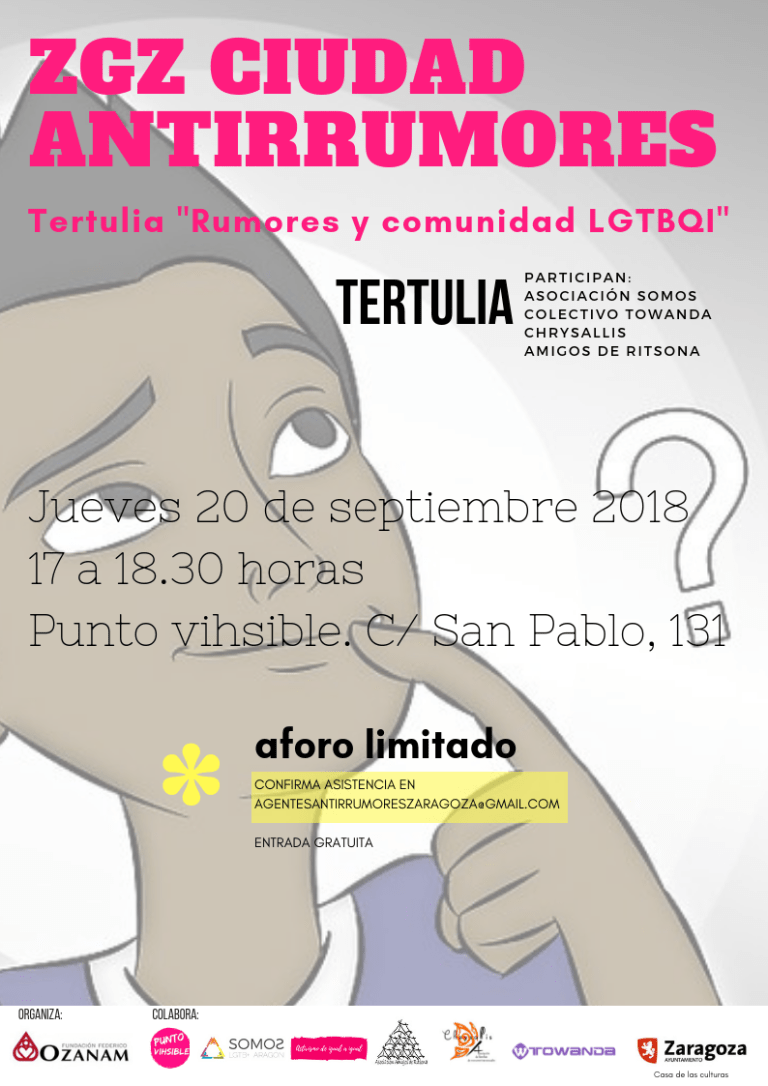 20180920 ZGZ CIUDAD ANTIRRUMORES - CARTEL GENERAL