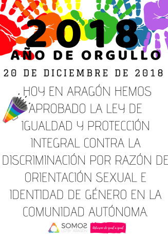 20181220 NdP APROBACIÓN LEY LGTBI ARAGÓN - WEB Y RRSS